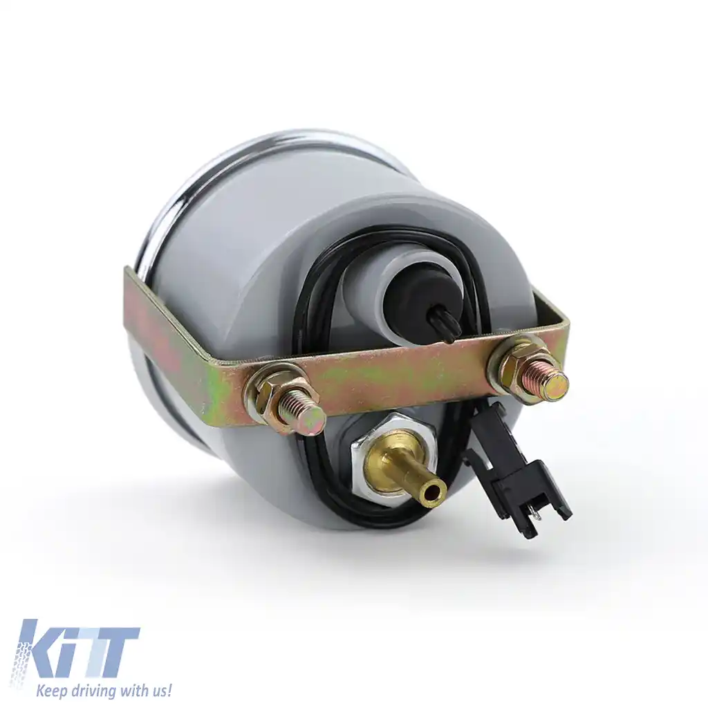 Manometru de presiune de boost, instrument de instalare suplimentar, 52mm, crom, iluminat albastru plasma-image-6192945