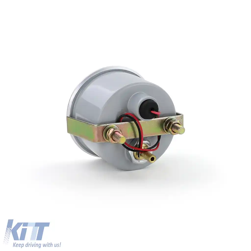 Manometru de presiune de boost instrument de instalare suplimentar universal 52mm aspect aluminiu iluminat-image-6194263
