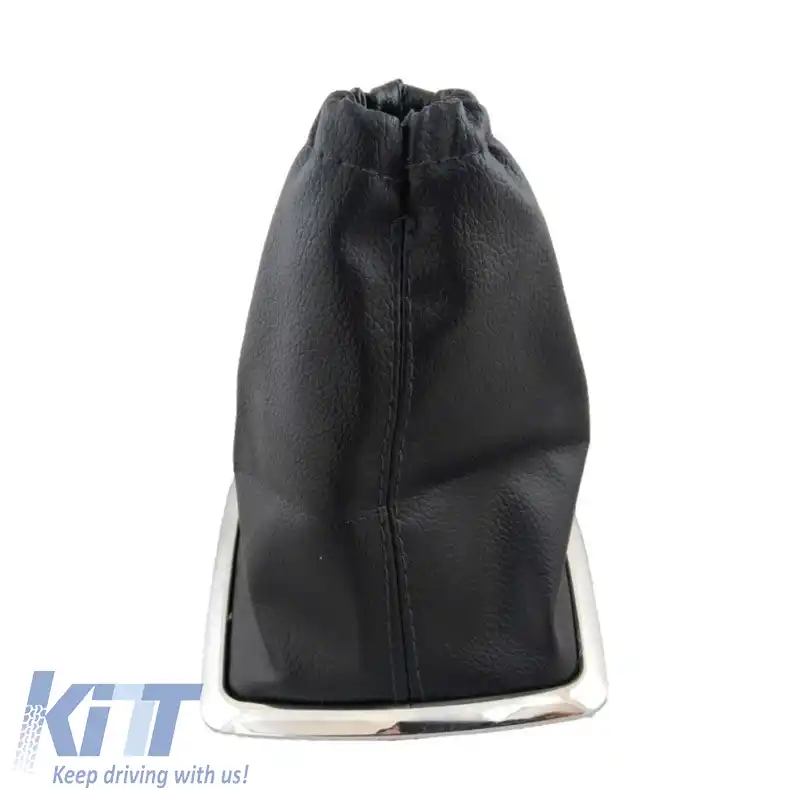 Manșon Schimbător cu Bază din Plastic Potrivit pentru Ford Focus MK2 04-11 Negru / Crom GK1305-image-6305409
