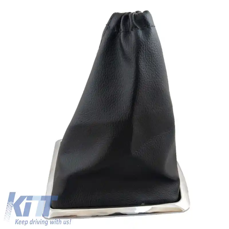 Manșon Schimbător cu Bază din Plastic Potrivit pentru Ford Focus MK2 04-11 Negru / Crom GK1305-image-6305410
