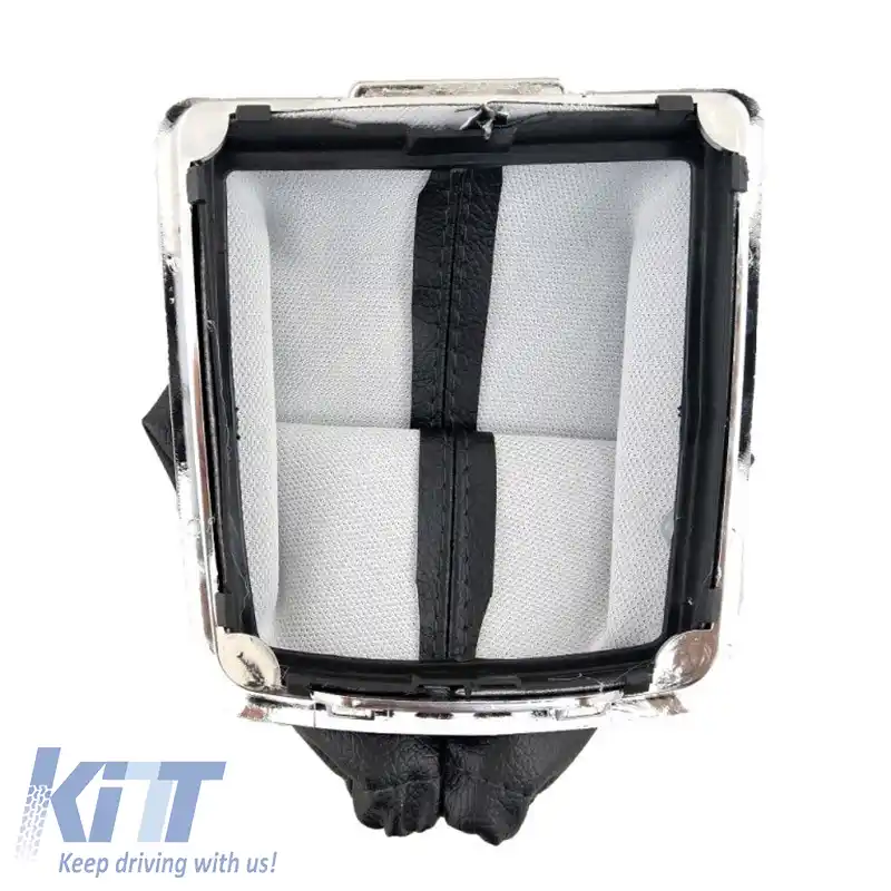 Manșon Schimbător cu Bază din Plastic Potrivit pentru Ford Focus MK2 04-11 Negru / Crom GK1305-image-6305411
