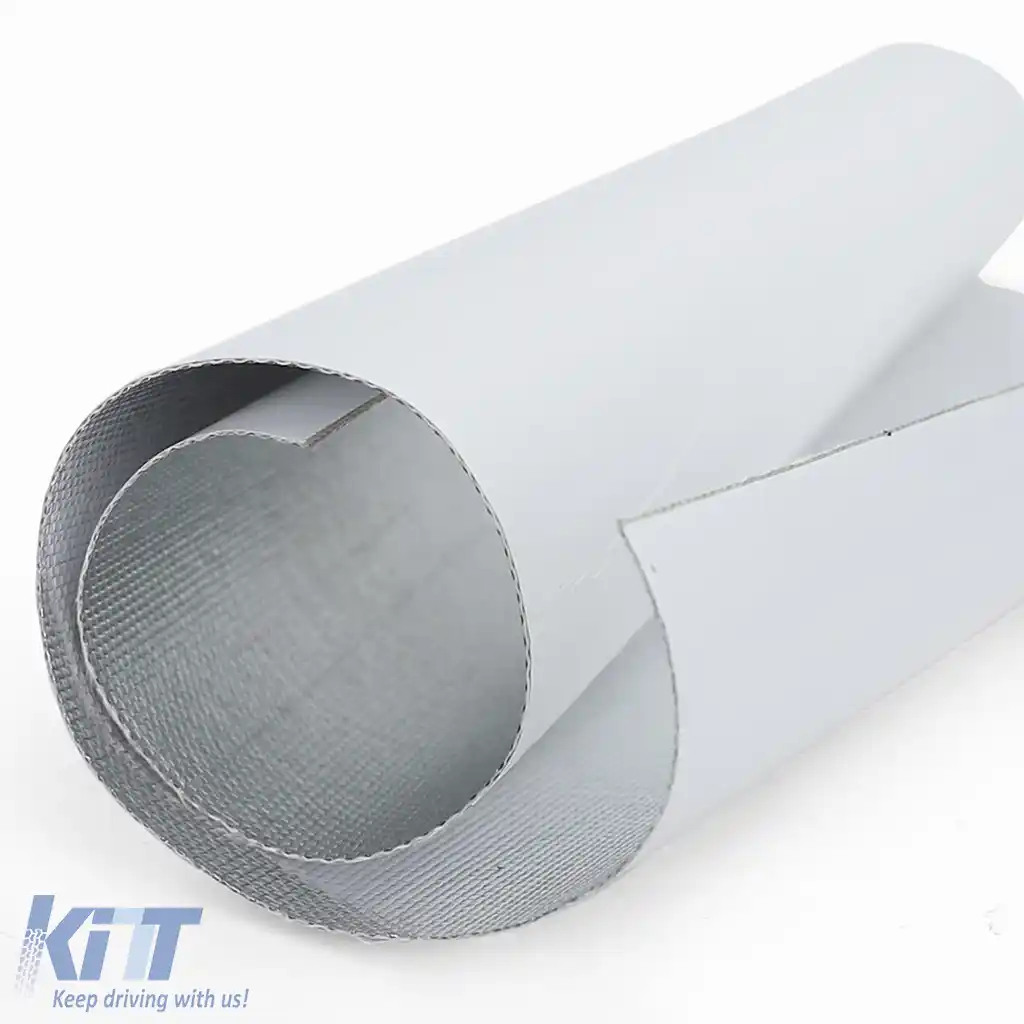 Mată termică pentru scut de căldură a sistemului de evacuare din aluminiu ceramic autoadezivă 1.5mm 25cmx50cm 500°C-image-6198023