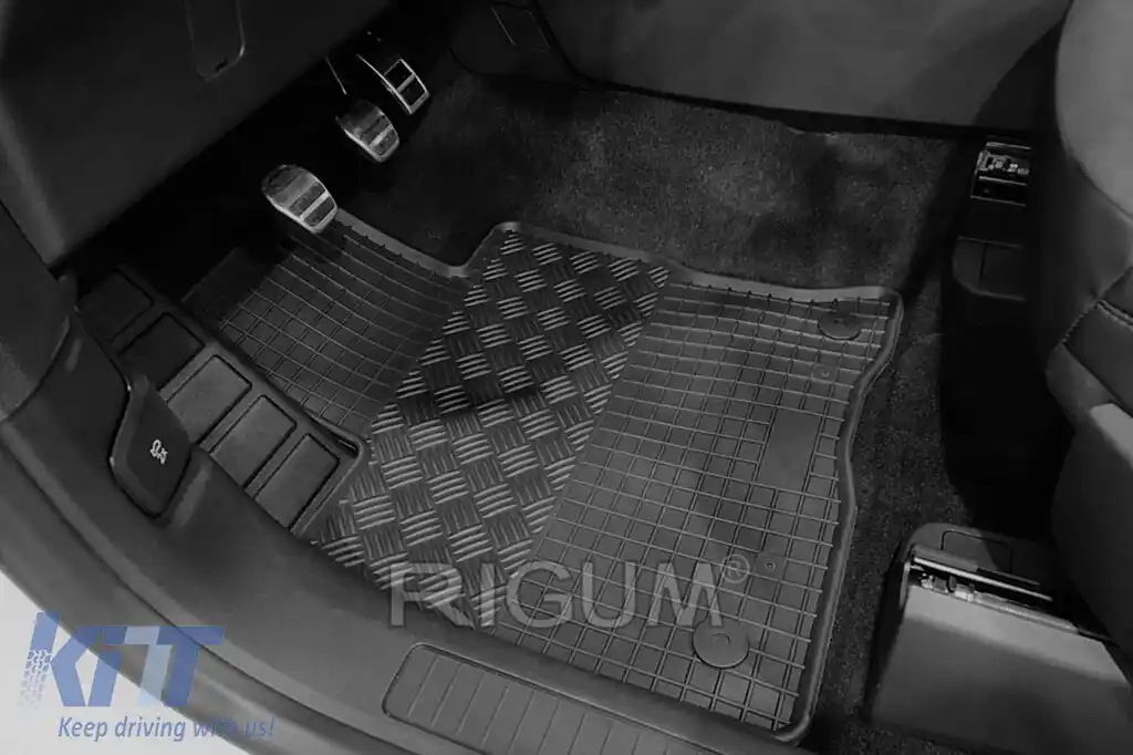 Mats din cauciuc specifice, potrivite pentru Ford Kuga, Kuga Hybrid după 2020, set de 4 piese, culoare neagră-image-6249922