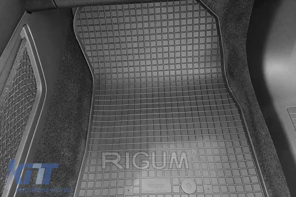 Mats din cauciuc specifice, potrivite pentru Ford Kuga, Kuga Hybrid după 2020, set de 4 piese, culoare neagră-image-6249923