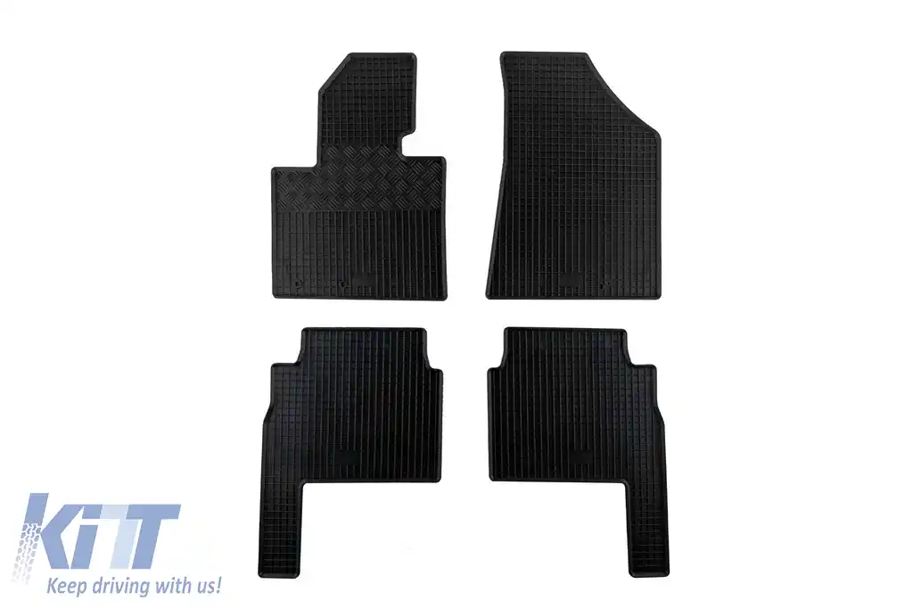 Mats din cauciuc specifice, potrivite pentru Kia Sorento după 2009, 5 locuri, set de 4 piese, culoare neagră-image-6228631
