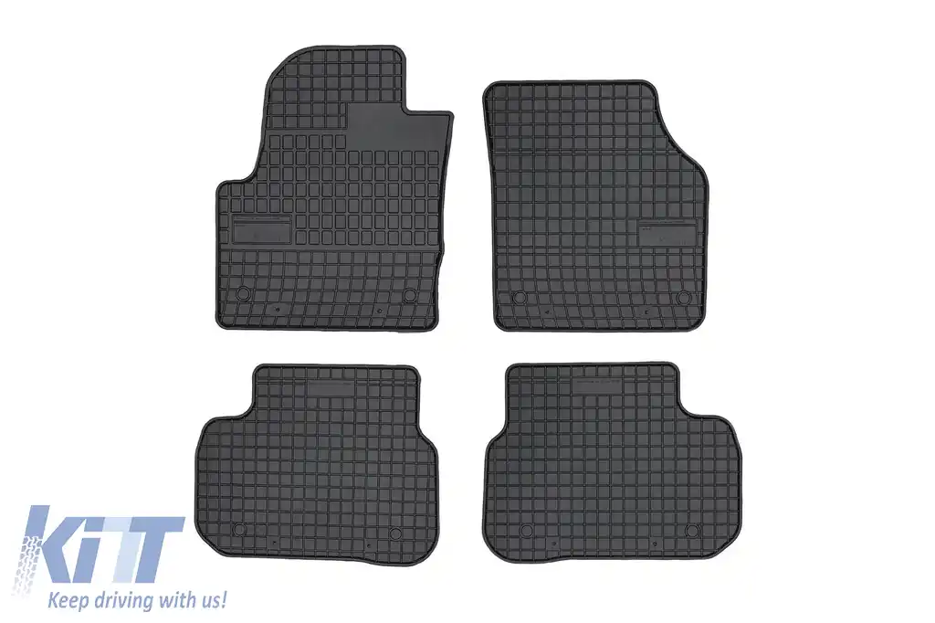 Mats din cauciuc specifice, potrivite pentru Land Rover Discovery Sport după 2014, set de 4 piese, culoare neagră
