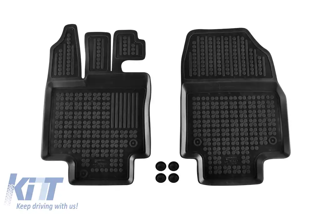 Mats din cauciuc specifice, potrivite pentru Toyota Highlander XU70 după 2019, cu 7 locuri, set de 4 piese, culoare neagră-image-6215290