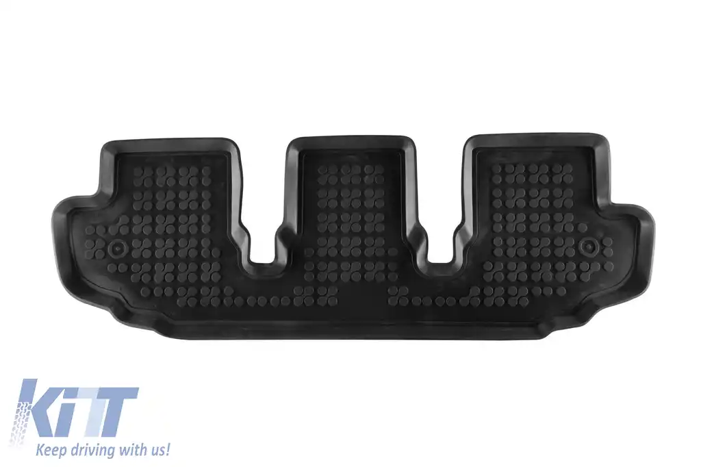 Mats din cauciuc specifice, potrivite pentru Toyota Highlander XU70 după 2019, cu 7 locuri, set de 4 piese, culoare neagră-image-6215292