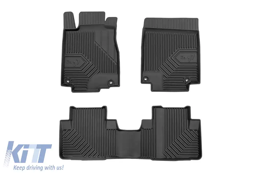 Mats din cauciuc specifice, potrivite pentru Honda CR-V 2012-2019, set de 4 piese, culoare neagră-image-6227066