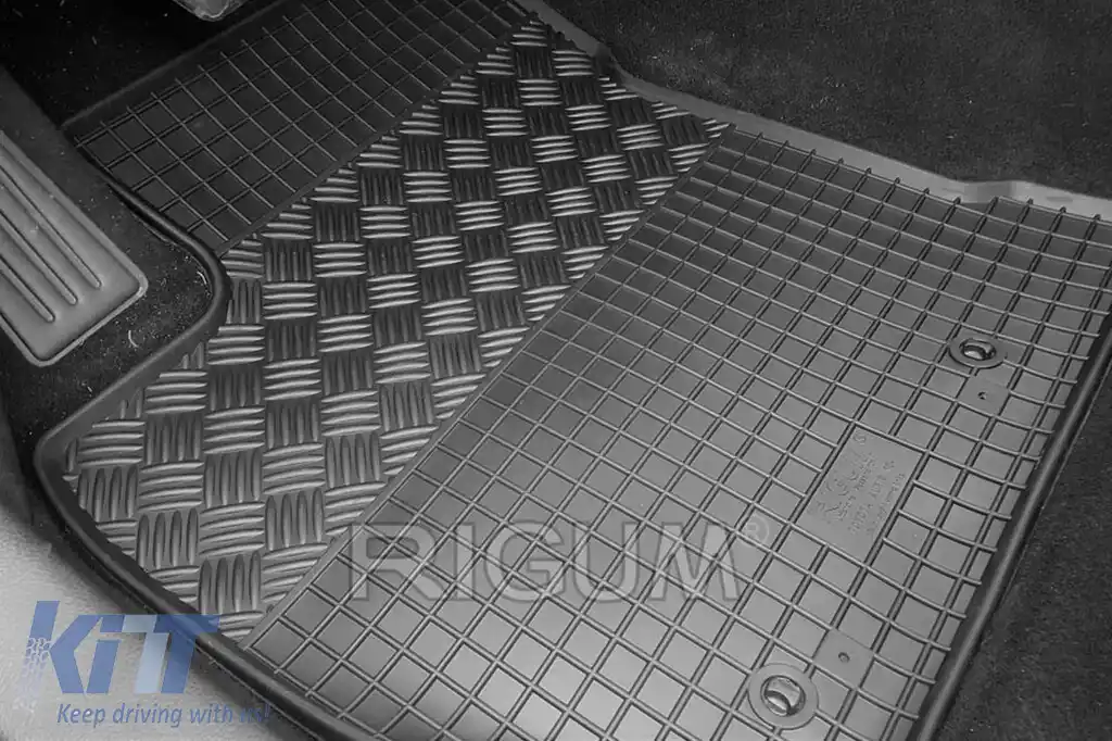 Mats din cauciuc specifice, potrivite pentru Toyota Auris 2012-2018, set de 4 piese, culoare neagră-image-6228781