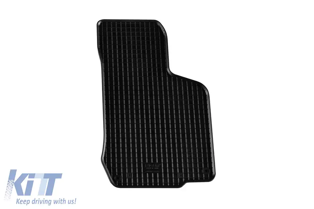 Mats din cauciuc specifice, potrivite pentru Volkswagen Golf 4, Bora 1998-2003, Beetle 1998-2011, Skoda Octavia 1997-2004, Seat Toledo, Leon 1999-2006, set de 4 piese, culoare neagră-image-6249011