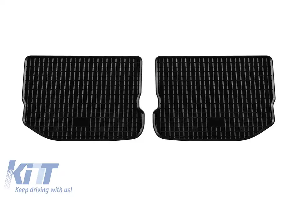 Mats din cauciuc specifice, potrivite pentru Volkswagen Golf 4, Bora 1998-2003, Beetle 1998-2011, Skoda Octavia 1997-2004, Seat Toledo, Leon 1999-2006, set de 4 piese, culoare neagră-image-6249012