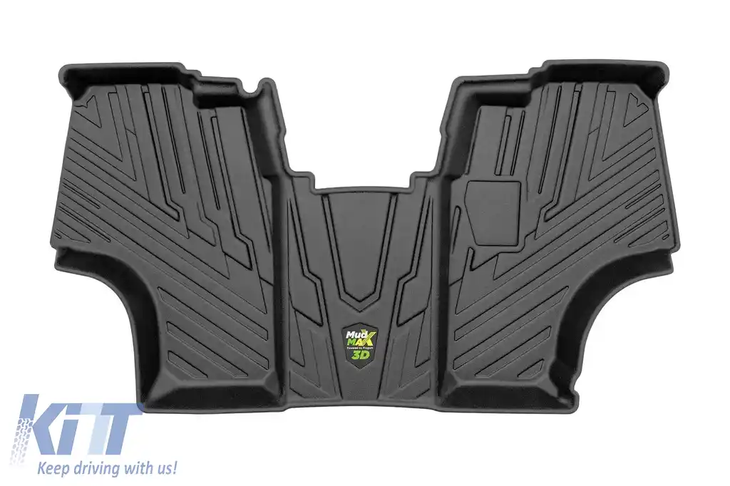 Maturi de cauciuc pentru tractor din seria Frogum 3D MudMax, potrivite pentru John Deere Seria 5e 5050E, 5058E, 5067E și 5075E după 2017, set dintr-o bucată, culoare neagră