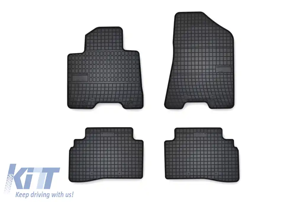 Maturi de cauciuc specifice, potrivite pentru Kia Sportage după 2018, set de 4 piese, culoare neagră