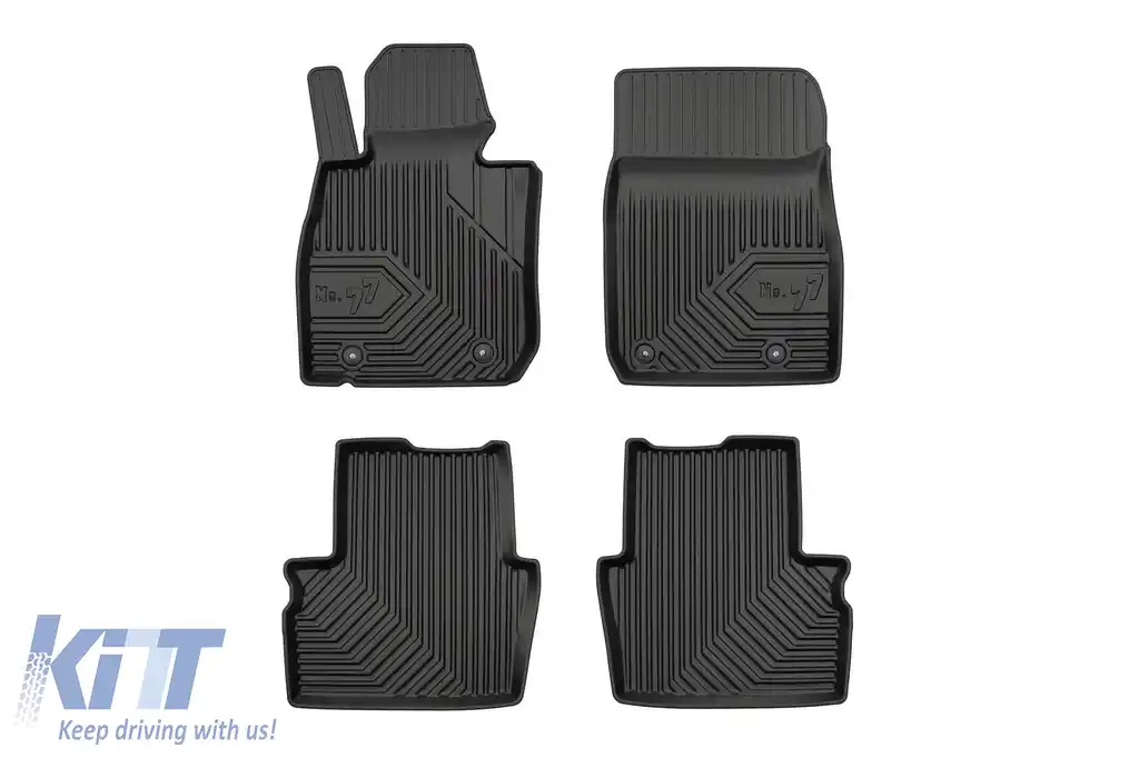 Maturi de cauciuc specifice potrivite pentru Mazda CX-3 după 2015, set de 4 piese, culoare neagră