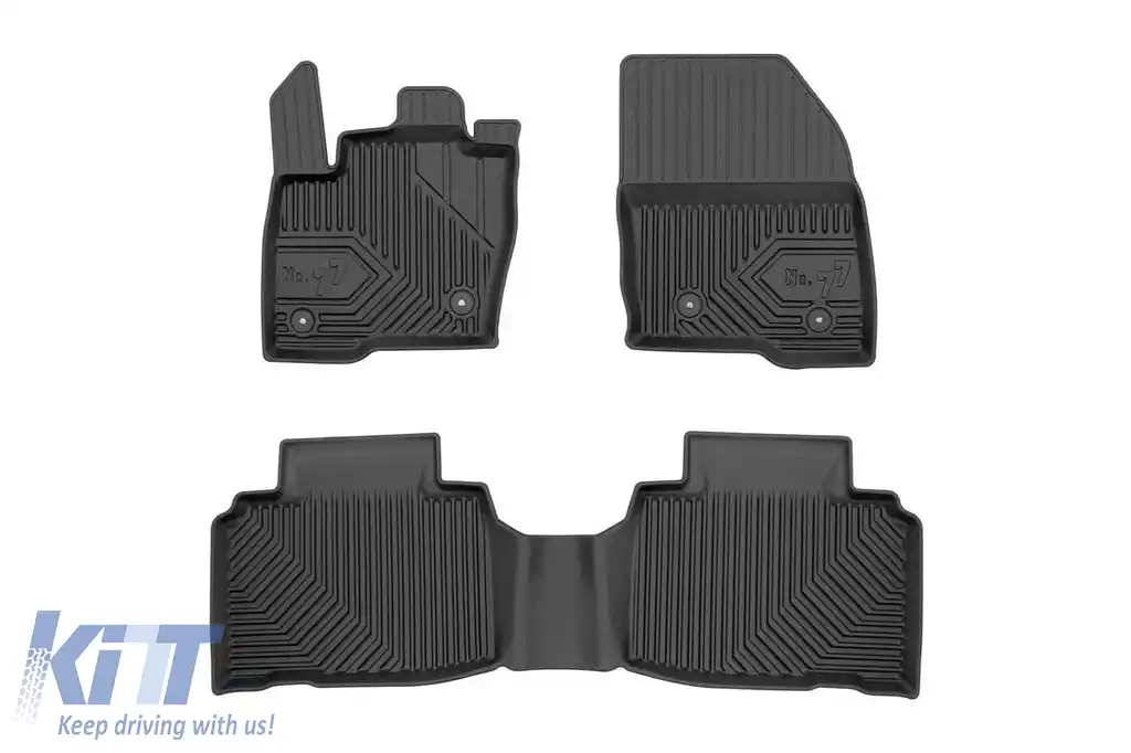 Maturi de cauciuc specifice, potrivite pentru Ford Edge după 2014, set de 3 piese, culoare neagră-image-6227038