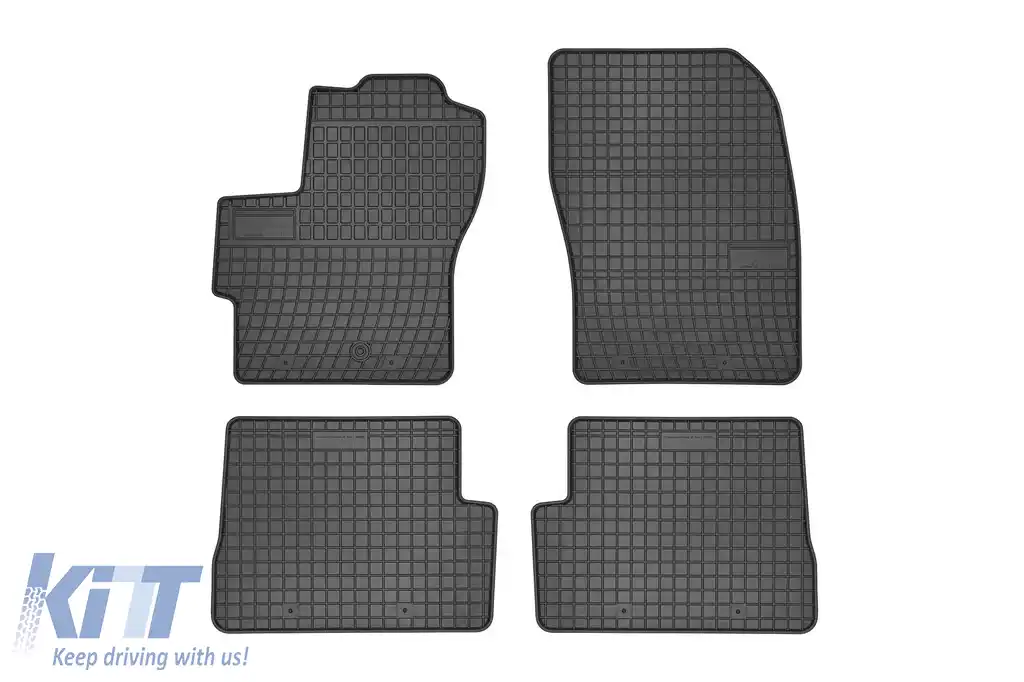 Maturi de cauciuc specifice potrivite pentru Mazda 3 2003-2010, set de 4 piese, culoare neagră