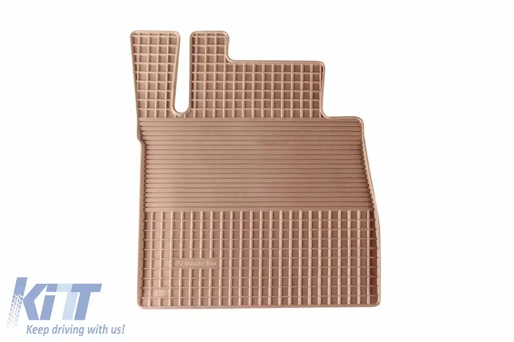 Maturi din cauciuc Gumarny Zubri potrivite pentru Mercedes G class W463 1990-2018 cu ampatament scurt, set de 5 piese, culoare bej-image-6231810