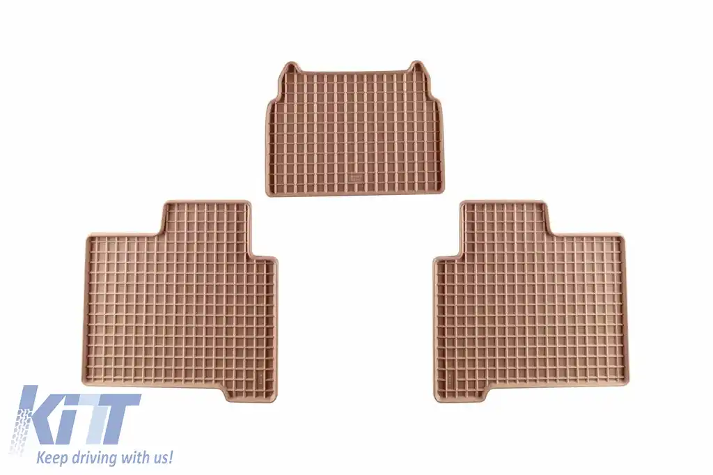 Maturi din cauciuc Gumarny Zubri potrivite pentru Mercedes G class W463 1990-2018 cu ampatament scurt, set de 5 piese, culoare bej-image-6231812