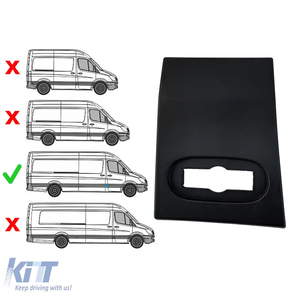 Îmbrăcăminte B-pilar dreapta potrivită pentru Mercedes Sprinter W906-image-6211032