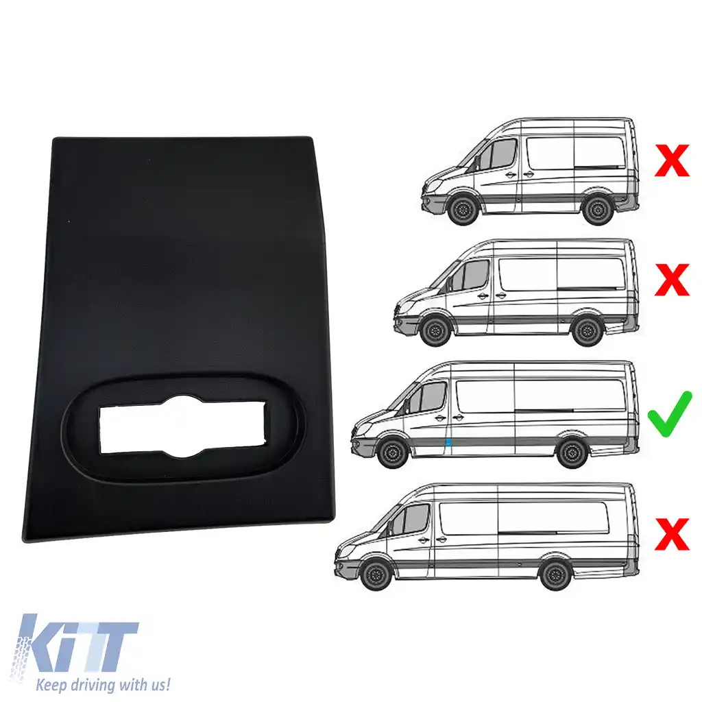 Îmbrăcăminte B-pillar stângă potrivită pentru Mercedes Sprinter W906 2006-2018-image-6205649