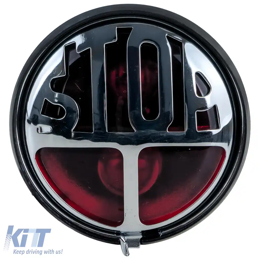 MILLERS STOP stop spate Oldschool halogen universal, potrivit pentru cafe racer personalizat