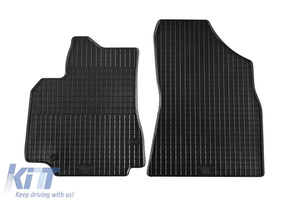 Mănuși de cauciuc frontale specifice, potrivite pentru Peugeot Partner, Citroen Berlingo 2008-2018, set de 2 piese, culoare neagră