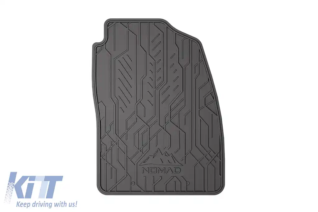Mănuși de cauciuc frontale specifice, potrivite pentru Ford Focus 2004-2011, set de 2 piese, culoare neagră din seria Frogum NOMAD-image-6256348