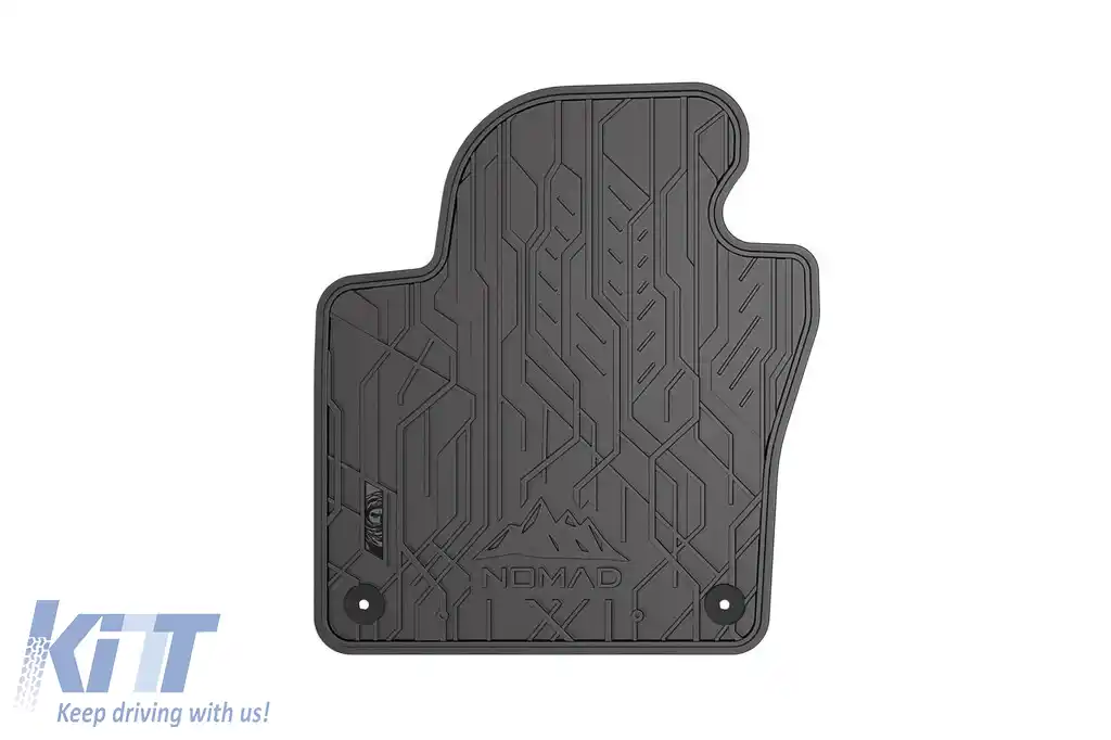 Mănuși de cauciuc frontale specifice potrivite pentru Volkswagen Tiguan 2001-2016, set de 2 piese, culoare neagră din seria Frogum NOMAD-image-6256443