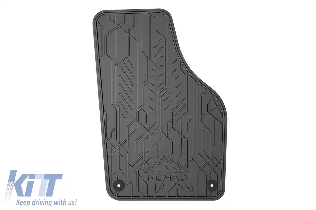 Mănuși de cauciuc frontale specifice potrivite pentru Volkswagen Tiguan 2001-2016, set de 2 piese, culoare neagră din seria Frogum NOMAD-image-6256444