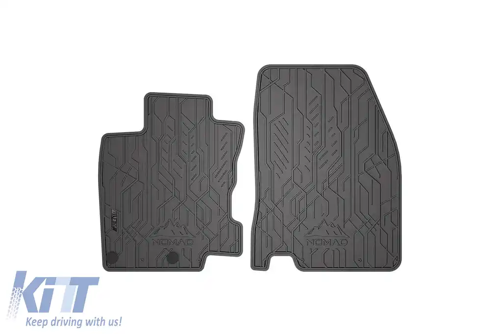 Mănuși de cauciuc frontale specifice, potrivite pentru Nissan Qashqai 2013-2021, set de 2 piese, culoare neagră din seria Frogum NOMAD