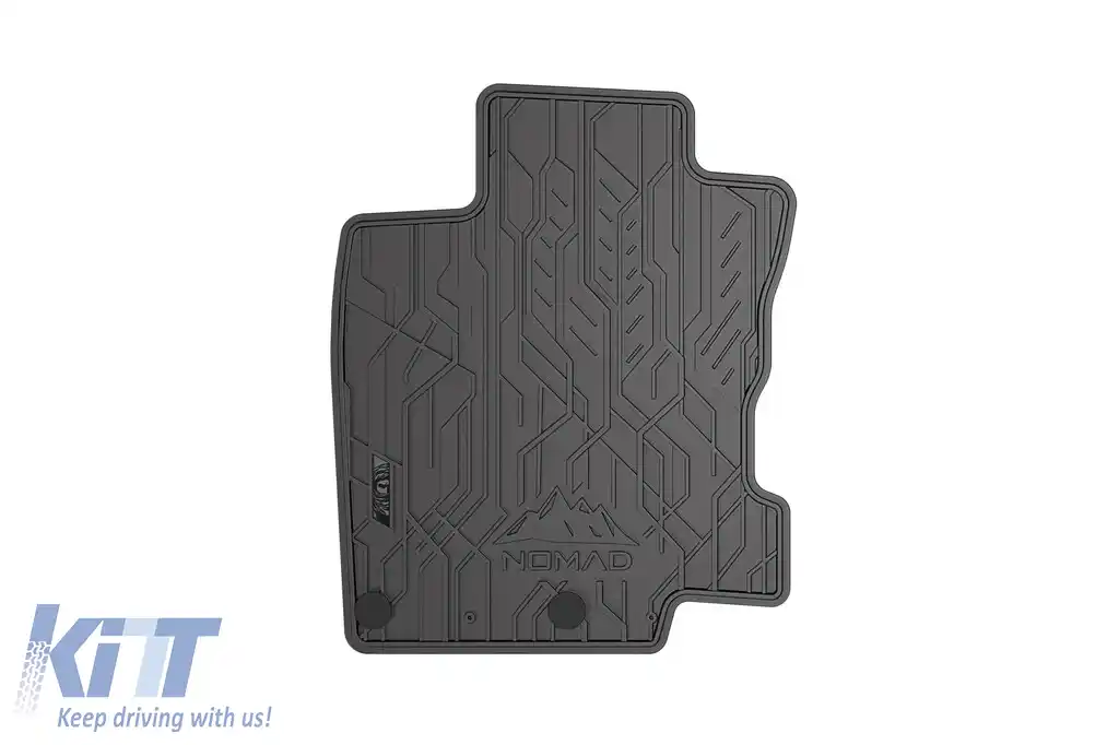 Mănuși de cauciuc frontale specifice, potrivite pentru Nissan Qashqai 2013-2021, set de 2 piese, culoare neagră din seria Frogum NOMAD-image-6256488