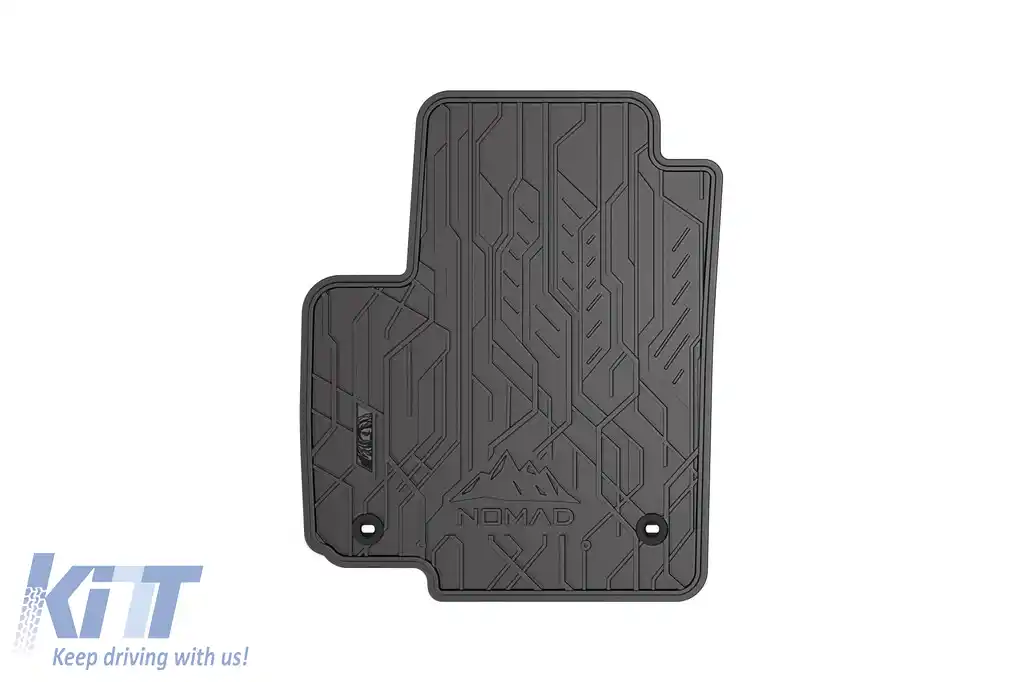 Mănuși de cauciuc frontale specifice, potrivite pentru Fiat Sedici 2005-2014, Suzuki Swift 2004-2010, SX4 2006-2014, set de 2 piese, culoare neagră-image-6256496