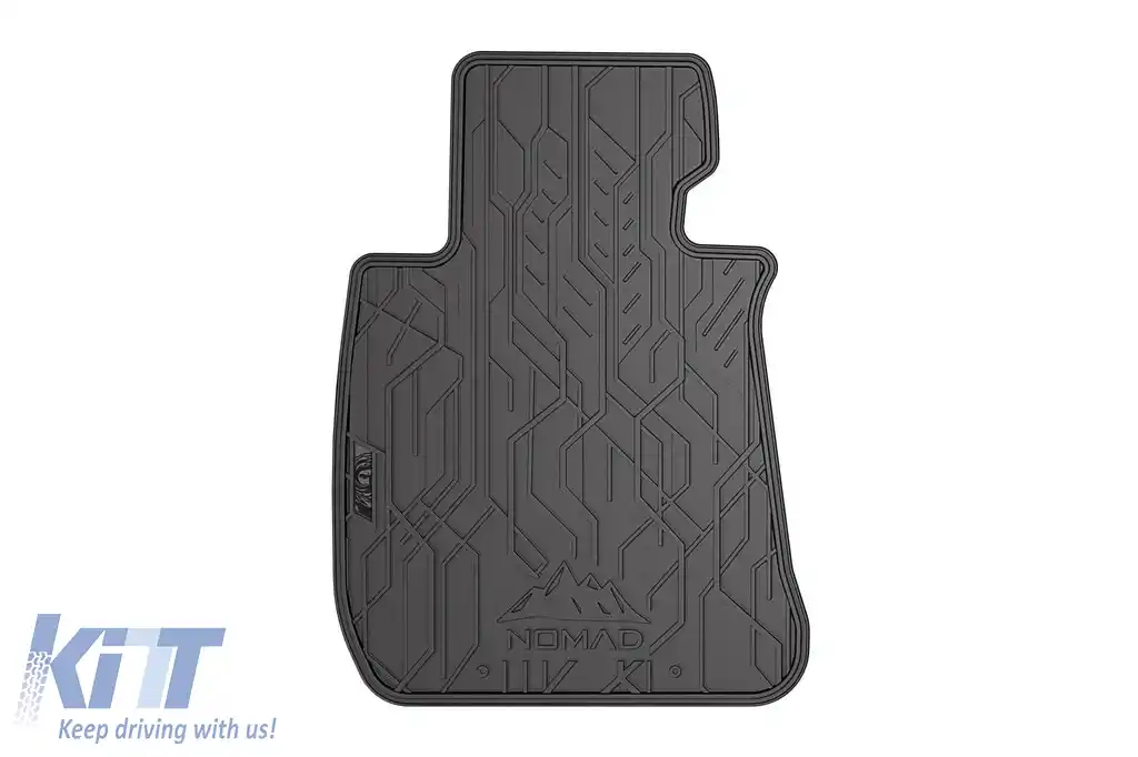 Mănuși de cauciuc frontale specifice potrivite pentru seria Frogum NOMAD pentru BMW Seria 3 E90 sedan, E91 wagon 2004-2012, E92 coupe 2006-2012 fără xDrive, set de 2 piese, culoare neagră-image-6256525