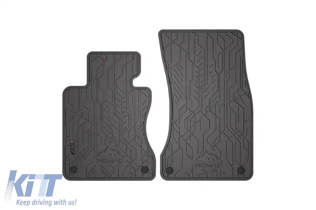 Mănuși de cauciuc frontale specifice potrivite pentru seria Frogum NOMAD pentru BMW 5 Series E60 sedan, E61 wagon 2003-2010, set de 2 piese, culoare neagră