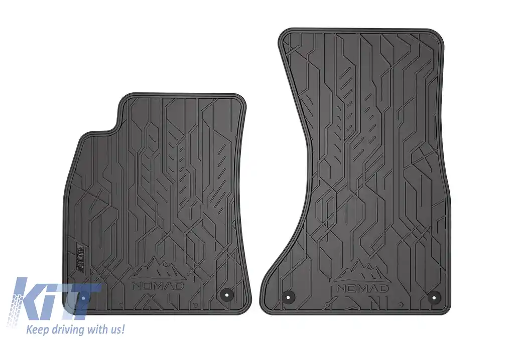 Mănuși de cauciuc frontale specifice, potrivite pentru Audi A5 8T 2007-2016, set de 2 piese, culoare neagră