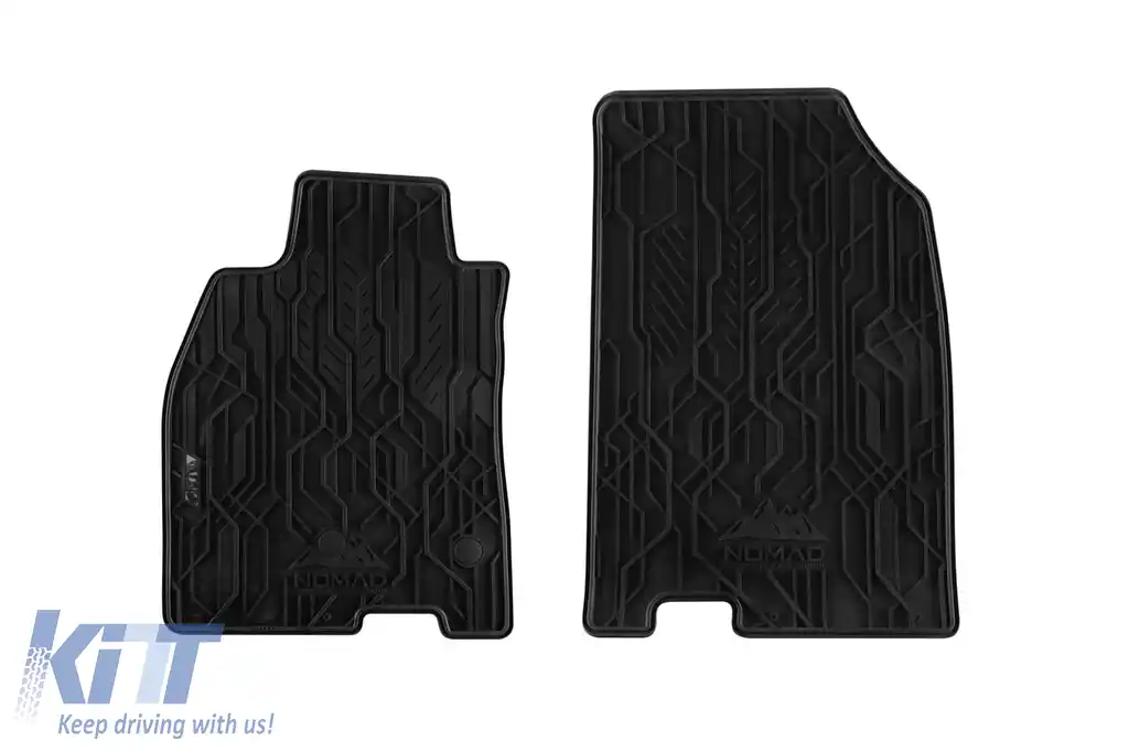 Mănuși de cauciuc frontale specifice, potrivite pentru seria Frogum NOMAD pentru Renault Megane 2008-2016, set de 2 piese, culoare neagră