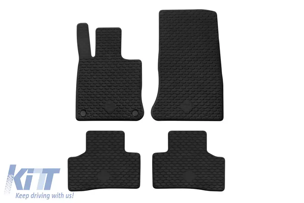 Mănuși de cauciuc Gumarny Zubri potrivite pentru Mercedes GLC X254, GLC Coupe C254 după 2023, potrivite pentru benzină, motorină și hibrid, set de 4 piese, culoare neagră-image-6232145