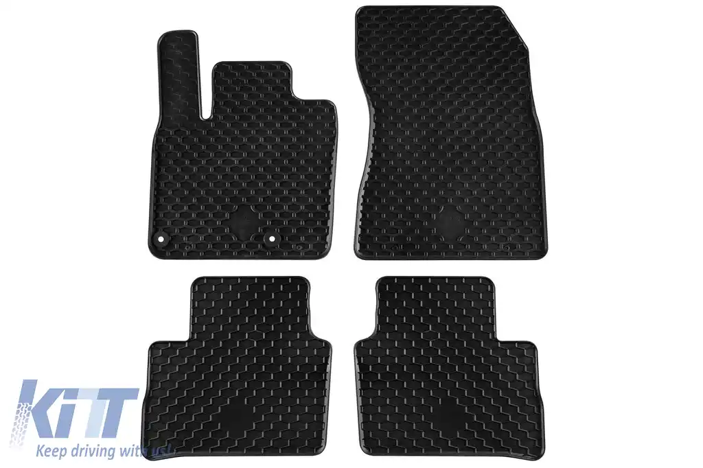 Mănuși de cauciuc Gumarny Zubri potrivite pentru Nissan Qashqai după 2021, set de 4 piese, culoare neagră-image-6254721