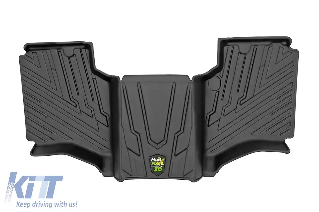 Mănuși de cauciuc pentru tractor din seria Frogum 3D MudMax, potrivite pentru John Deere 5075GN, 5090GN, 5105GN și 5115GN după 2016, set dintr-o bucată, culoare neagră