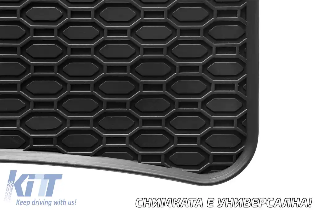 Mănuși de cauciuc specifice de la Geyer & Hosaja potrivite pentru BMW X1 E84 2009-2015, Seria 1 E81, E87 2004-2011, E88, E82 2007-2013, set de 4 piese, culoare neagră-image-6228416