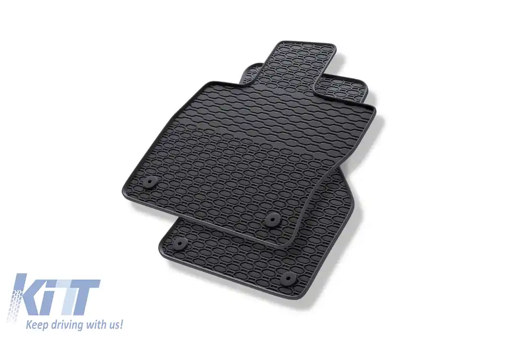 Mănuși de cauciuc specifice de la Geyer & Hosaja potrivite pentru Skoda Octavia wagon, Liftback 2013-2020, Volkswagen Golf VII hatchback 2012-2020, set de 2 piese, culoare neagră-image-6248143