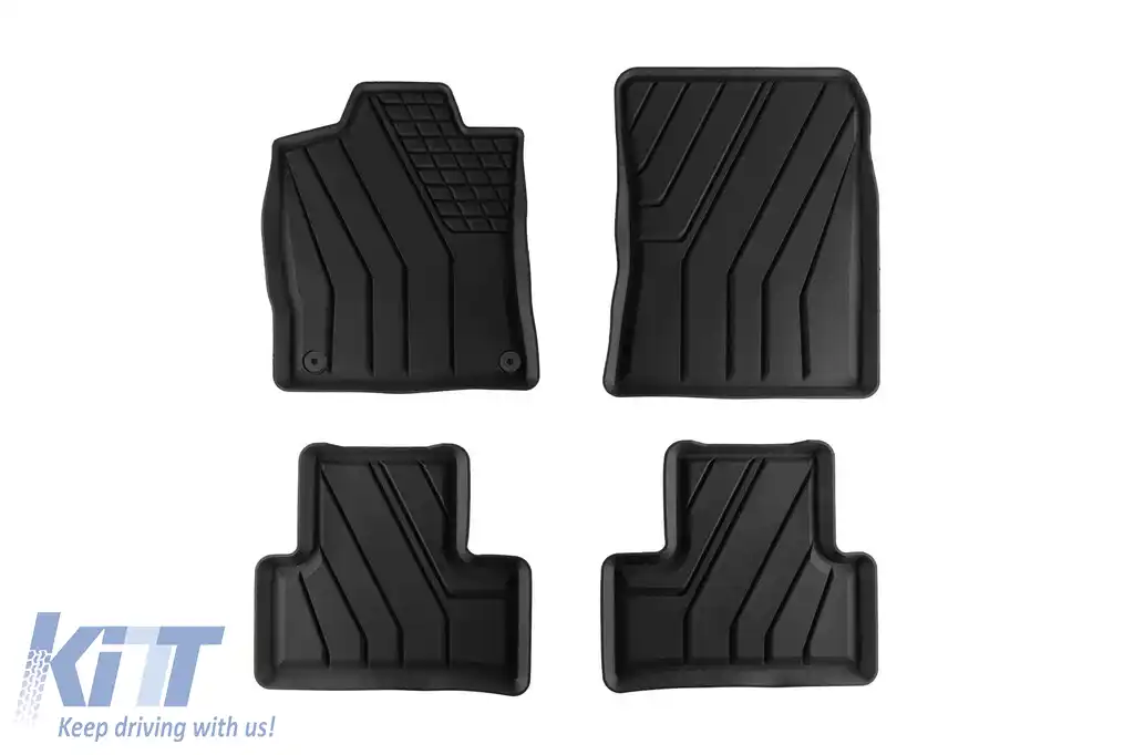 Mănuși de cauciuc specifice de la SPARTline potrivite pentru Opel Astra L, Citroen DS4, Peugeot 308 hatchback după 2022. Set de 4 bucăți, negre.