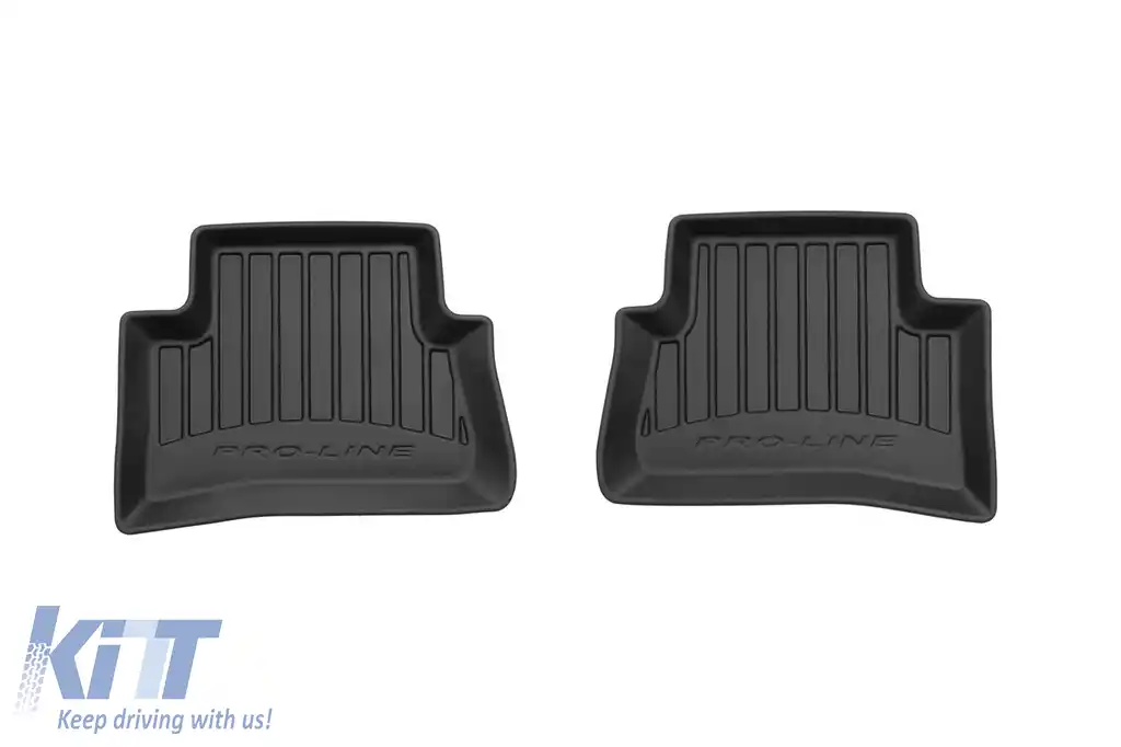 Mănuși de cauciuc specifice din seria Frogum 3D ProLine, potrivite pentru Toyota C-HR Hybrid 2016-2023, după 2023, nu sunt potrivite pentru PHEV, set de 4 piese, culoare neagră, cu garanție de 24 de l-image-6221151