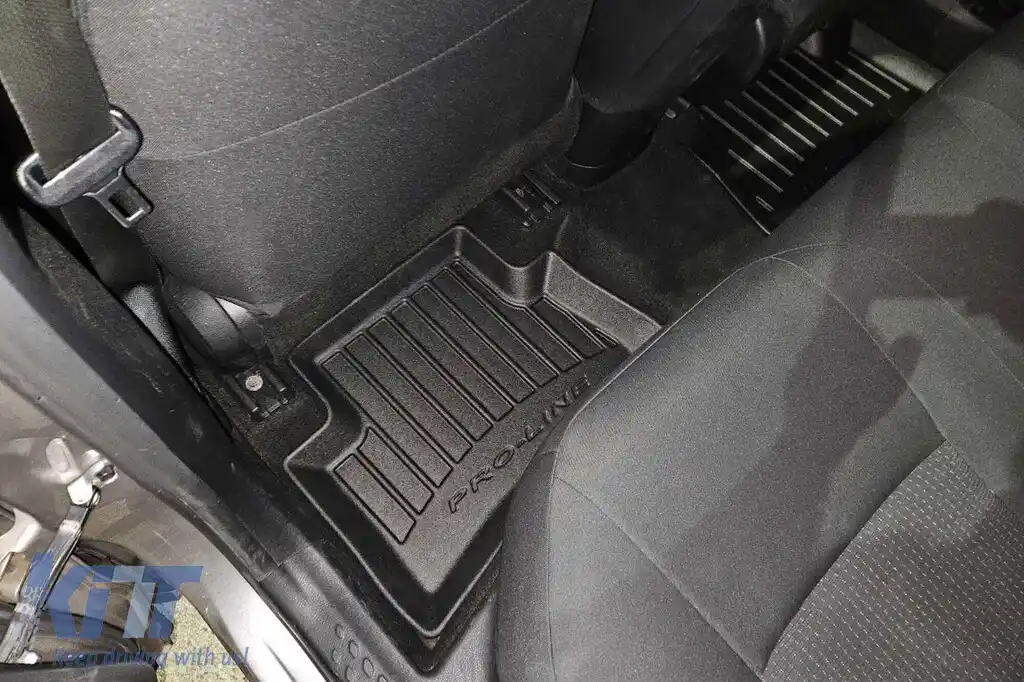 Mănuși de cauciuc specifice din seria Frogum 3D ProLine, potrivite pentru Toyota C-HR Hybrid 2016-2023, după 2023, nu sunt potrivite pentru PHEV, set de 4 piese, culoare neagră, cu garanție de 24 de l-image-6221157