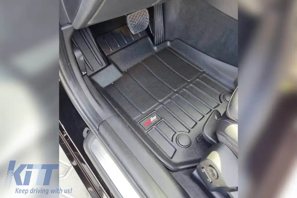 Mănuși de cauciuc specifice din seria Frogum 3D ProLine, potrivite pentru BMW Seria 3 G20, G21 după 2018, Seria 4 G26 Gran Coupe după 2021, set de 4 piese, culoare neagră, cu garanție de 24 de luni-image-6221252