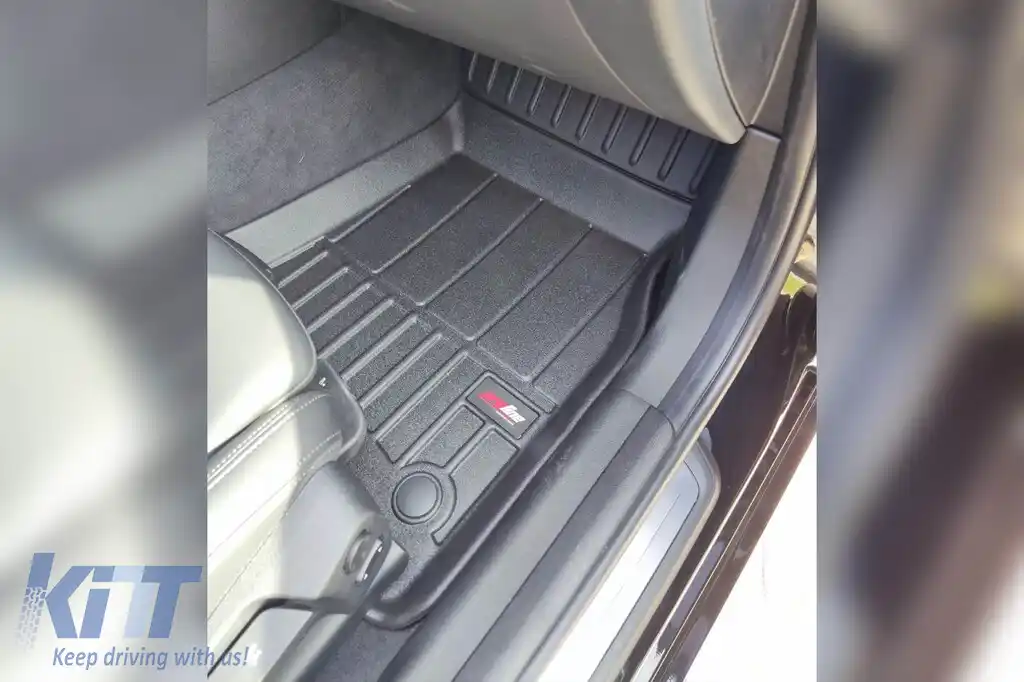 Mănuși de cauciuc specifice din seria Frogum 3D ProLine, potrivite pentru BMW Seria 3 G20, G21 după 2018, Seria 4 G26 Gran Coupe după 2021, set de 4 piese, culoare neagră, cu garanție de 24 de luni-image-6221253