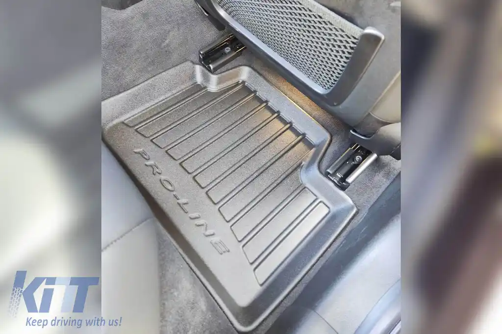 Mănuși de cauciuc specifice din seria Frogum 3D ProLine, potrivite pentru BMW Seria 3 G20, G21 după 2018, Seria 4 G26 Gran Coupe după 2021, set de 4 piese, culoare neagră, cu garanție de 24 de luni-image-6221254