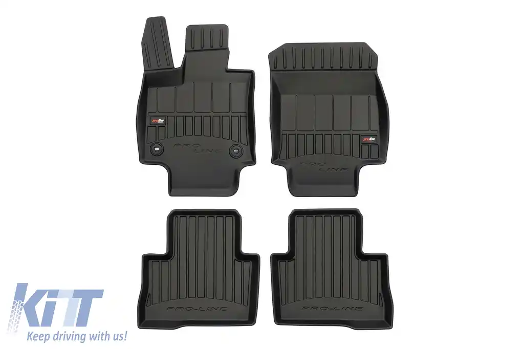 Mănuși de cauciuc specifice din seria Frogum 3D ProLine, potrivite pentru Toyota Rav4, Rav4 Hybrid după 2018, Suzuki Across după 2020, set de 4 piese, culoare neagră, cu garanție de 24 de luni-image-6221808