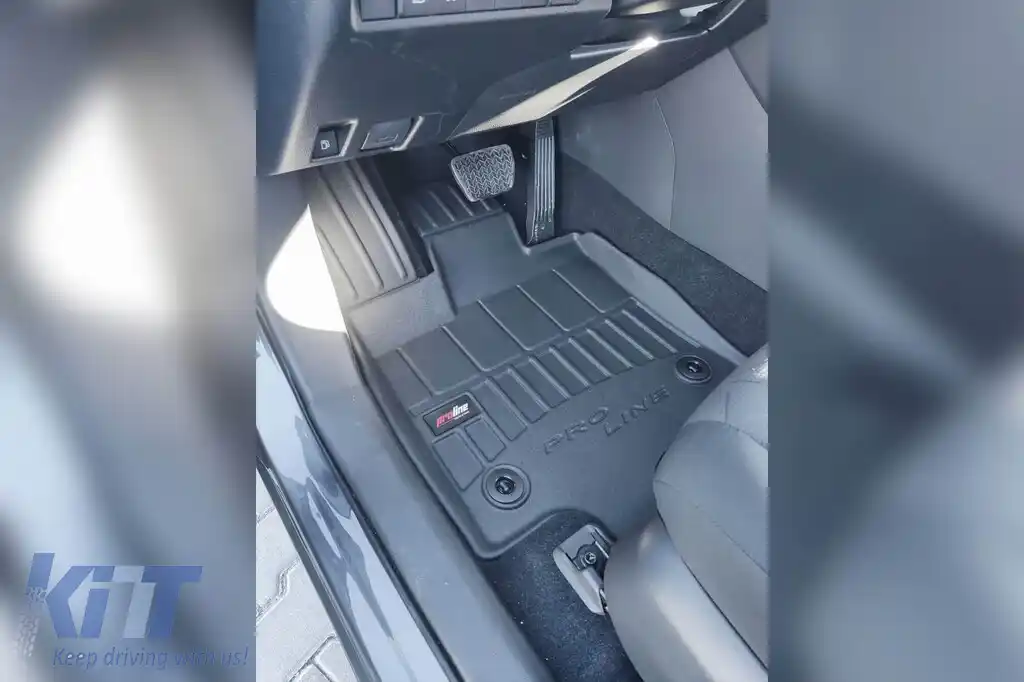 Mănuși de cauciuc specifice din seria Frogum 3D ProLine, potrivite pentru Toyota Rav4, Rav4 Hybrid după 2018, Suzuki Across după 2020, set de 4 piese, culoare neagră, cu garanție de 24 de luni-image-6221812